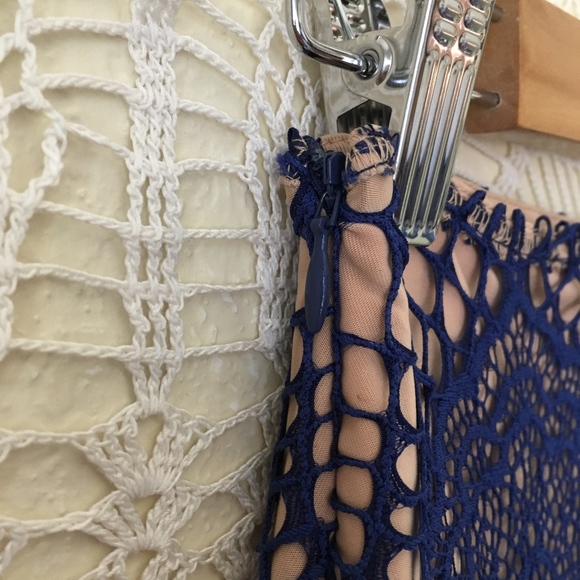 For Love and Lemons Grace blue lace mini skirt - Picture 6 of 8